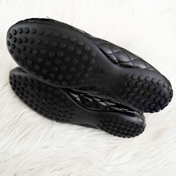 ROBERT ZUR x NORDSTROM | Quana Black Quilted Glove Leather Driving Loafers | 7 - Picture 5 of 7